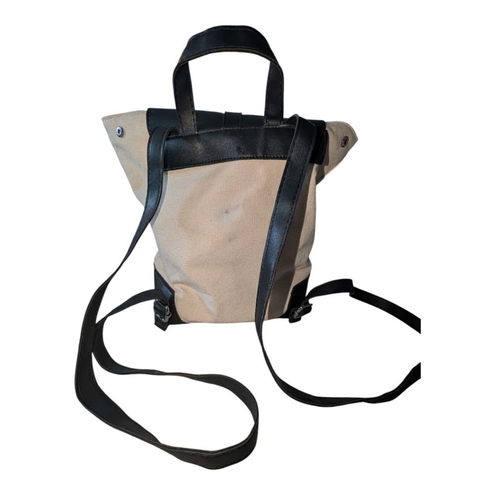 Deux lux Canvas & Leather Bookbag - Picture 2 of 4